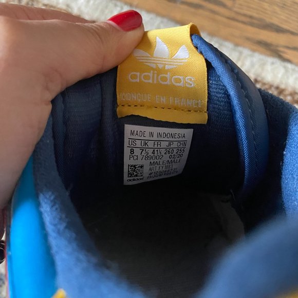 adidas Human Made x Rivalry Low 'Scarlet Aqua' - Picture 6 of 6